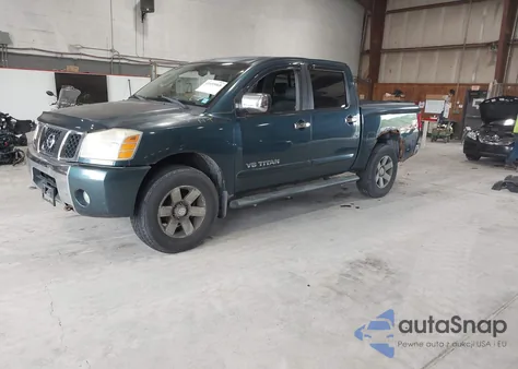 2005 Nissan Titan Le z USA, uszkodzony, nr VIN 1N6AA07B55N500154